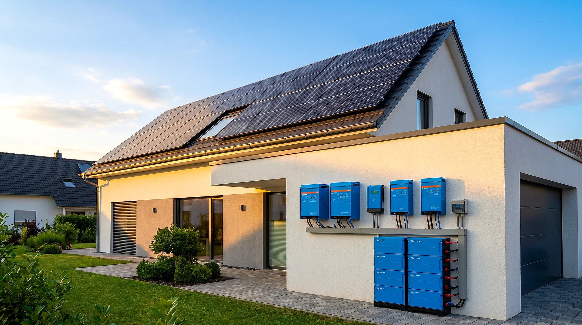 Sistem fotovoltaic rezidential cu baterii de stocare Victron Energy - Carpat Energy