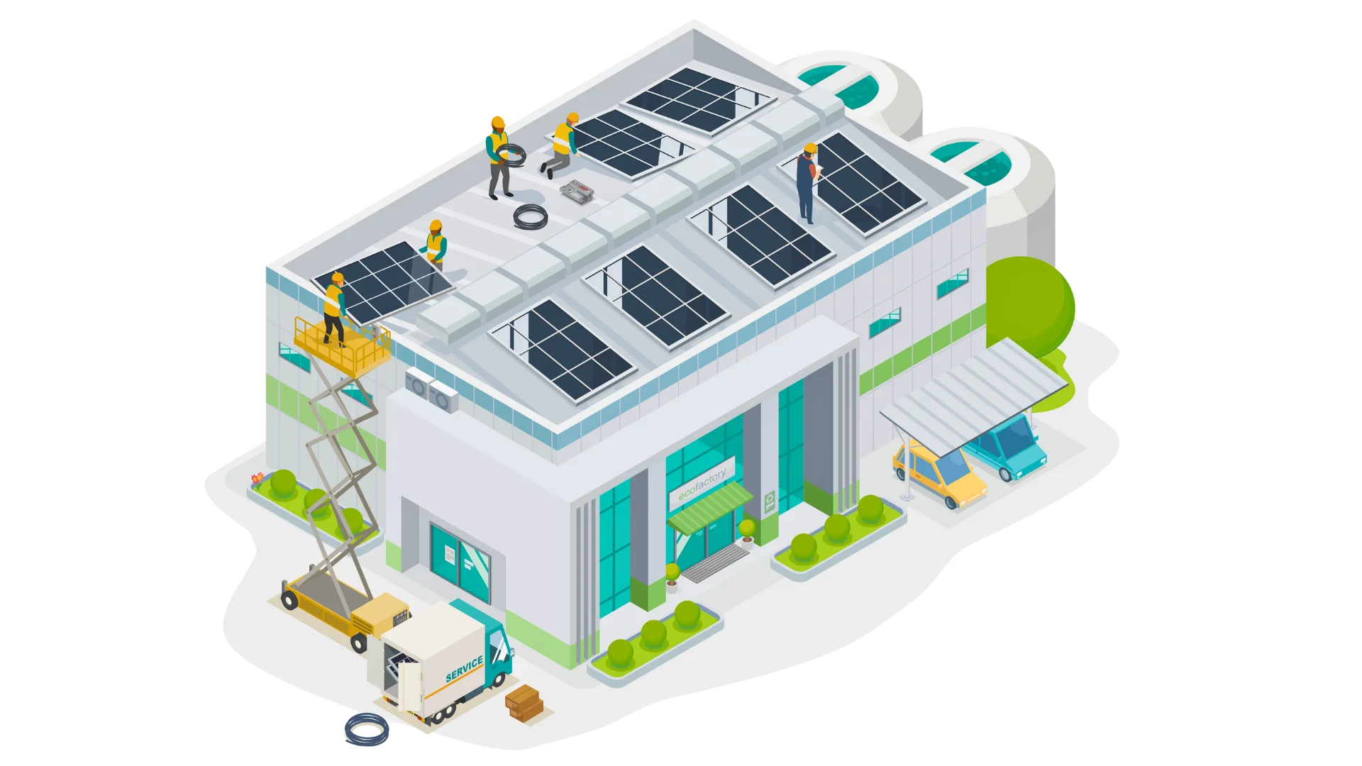 Sistem fotovoltaic industrial Carpat Energy