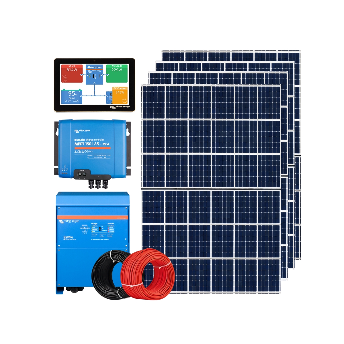 Sistem fotovoltaic monofazat hibrid 4,5 kWp