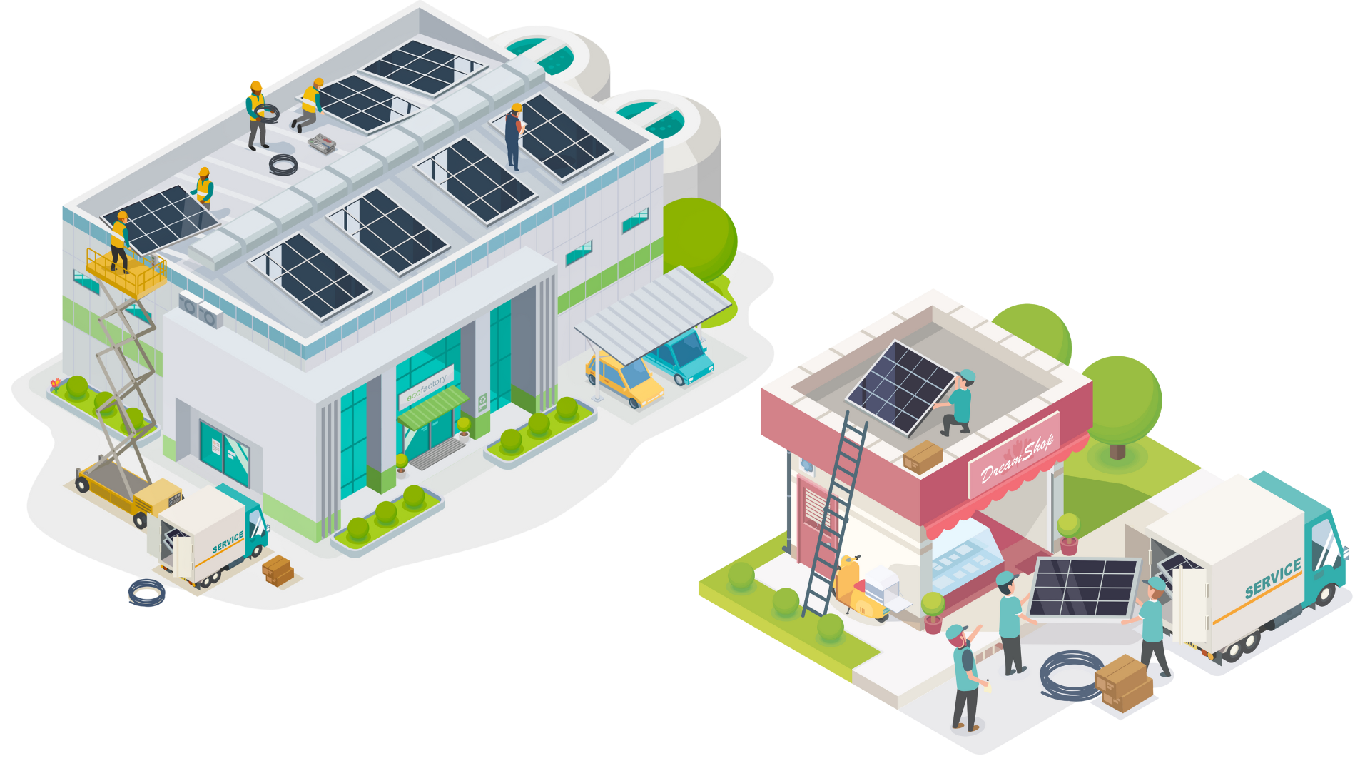 Sisteme fotovoltaice industriale